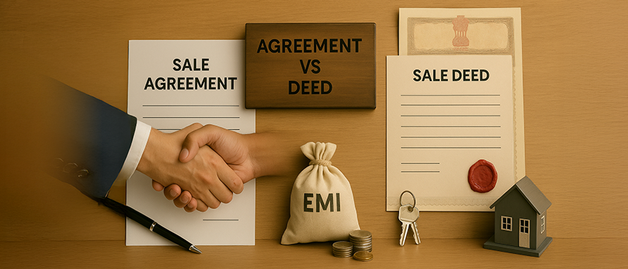 Sale Agreement vs Sale Deed - Meaning, Key Differences